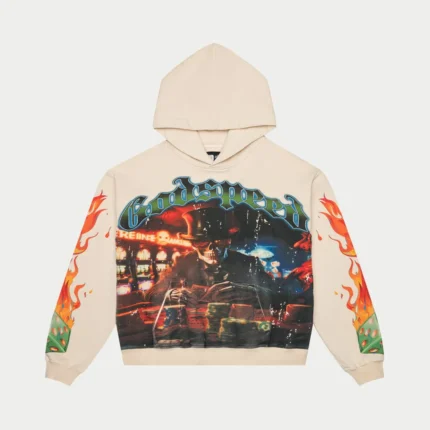 God Speed L.A.G Hoodie (Bone Wash)